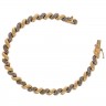 Pulseira em OURO 18k e 51 DIAMANTES