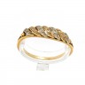 Anel em OURO 19,2k e 19 DIAMANTES