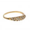 Anel em OURO 19,2k e 19 DIAMANTES