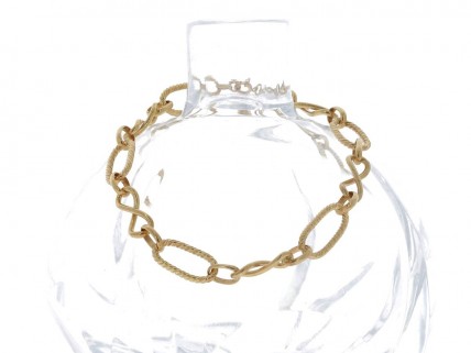 Pulseira em PRATA dourada 925