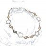 Pulseira em PRATA 925 e OURO 9K