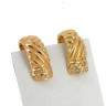 Par de brincos em OURO 19,2K - 16 DIAMANTES