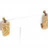 Par de brincos em OURO 19,2K - 16 DIAMANTES