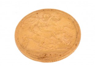 1/2 Libra de OURO de 22K - edição Victória - 1900