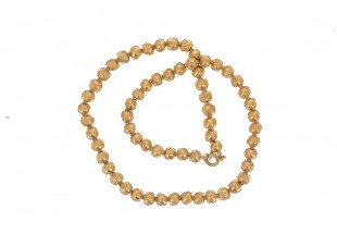 Colar Contas de Viana OURO de 19,2K
