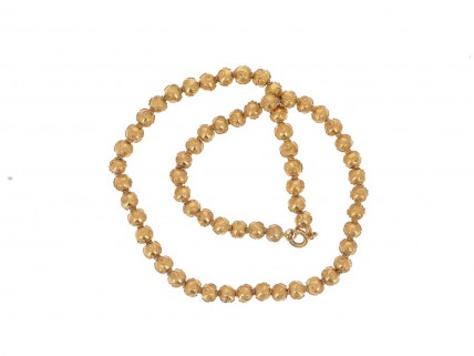 Colar Contas de Viana OURO de 19,2K