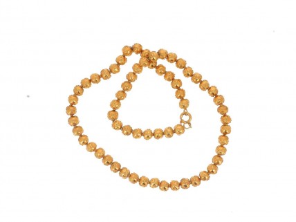 Colar Contas de Viana OURO de 19,2K