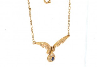 Colar em OURO de 19,2K - SAFIRA