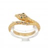 Anel em OURO de 19K - 9 DIAMANTES