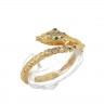 Anel em OURO de 19K - 9 DIAMANTES