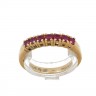 Anel em OURO de 18K - RUBIS