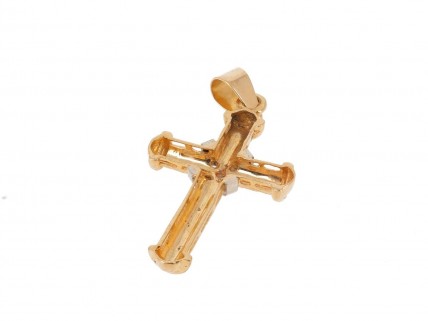  Pingente em OURO Bicolor 19,2K