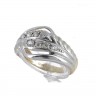 Anel em OURO Bicolor 14K