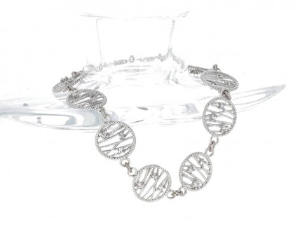 Pulseira em PRATA 925 - Pedras incolores