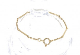 Pulseira em PRATA dourada 835