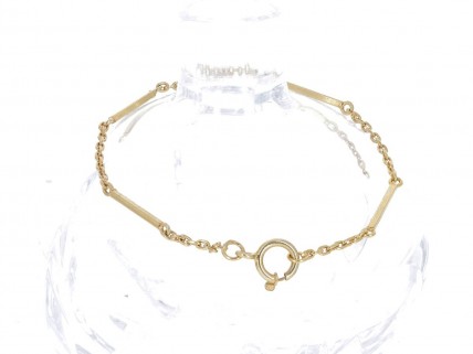 Pulseira em PRATA dourada 835