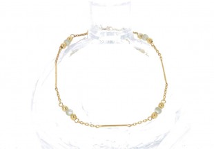 Pulseira em PRATA dourada 835