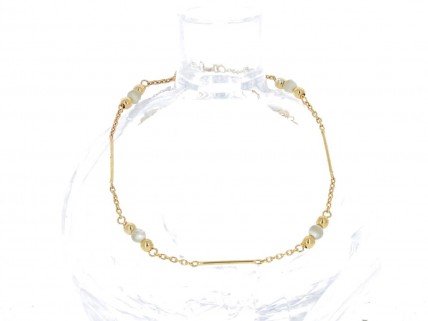 Pulseira em PRATA dourada 835