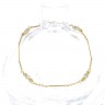 Pulseira em PRATA dourada 835