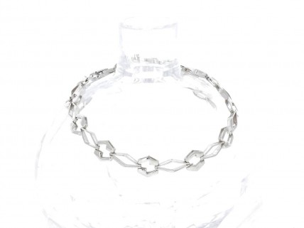 Pulseira moderna em PRATa 925