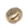 Anel em OURO 19,2K - 21 DIAMANTES