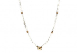 Colar de Pérolas e OURO 19,2K