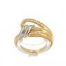 Anel em OURO 19,2k - 15 DIAMANTES