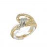 Anel em OURO 19,2k - 15 DIAMANTES