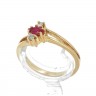 Anel em OURO de 19,2k RUBI