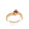 Anel em OURO de 19,2k RUBI