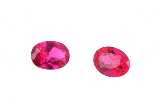 2 RUBIS 3,05ct