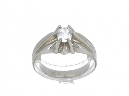 Anel masculino em OURO de 19K - QUARTZO