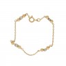 Pulseira Criança em OURO 19,2K - PÉROLAS