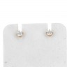 Par de brincos em OURO 18K - QUARTZOS