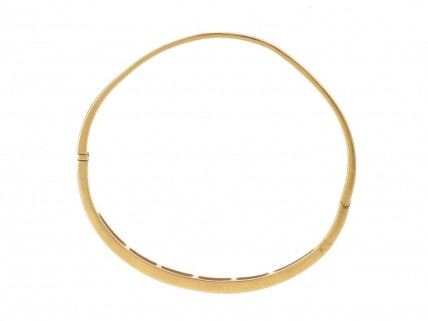 Escrava em OURO 18K - 9 DIAMANTES e 9 RUBIS