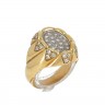Anel em OURO 18K - 45 DIAMANTES