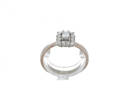 Anel em OURO 18K - 12 DIAMANTES