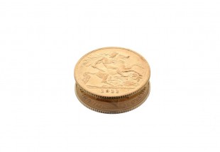 Meia Libra em OURO de 22K de 1911