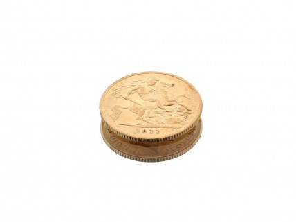 Meia Libra em OURO de 22K de 1911