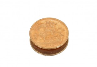 1/2 Libra Victoria - Diadema (Casada) - 1879 - OURO 22k