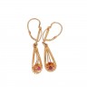 Par de brincos em OURO 19,2K - RUBIS