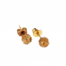 Brincos bolas de viana em OURO 19,2K