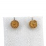 Brincos bolas de viana em OURO 19,2K