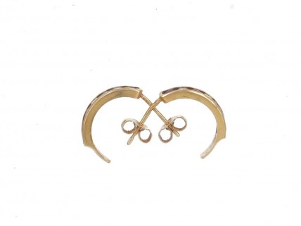 Par de brincos em OURO 19,2K - RUBIS