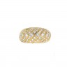 Anel em OURO de 19,2k e 54 DIAMANTES