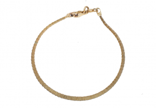 Pulseira em PRATA dourada 925