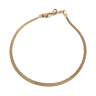 Pulseira em PRATA dourada 925