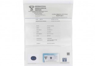 SAFIRA «DEEP BLUE«, 3.26 CT