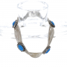 Pulseira em PRATA 835 - Turquesas
