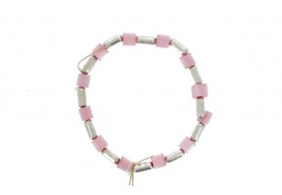 Pulseira elástica e PRATA
